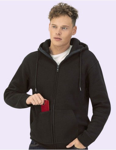 STR-SW240-Organic Cotton Unisex Sweat Jacket